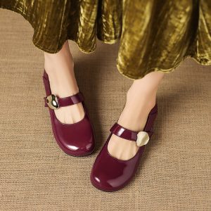 Women's Fashion Flat Shoes Korean Style Slip-On Round Toe - Style a.html