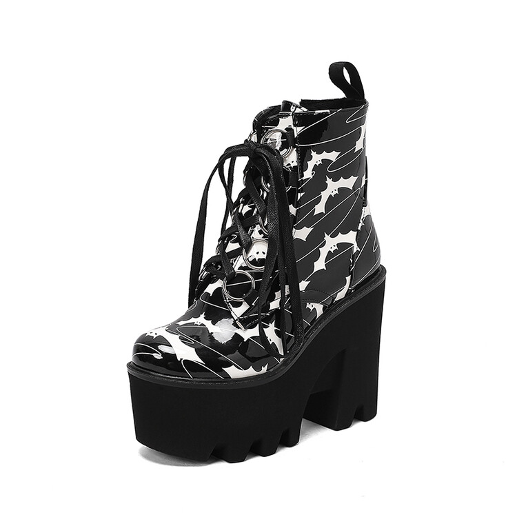 womens-black-pu-mid-calf-fashion-boots-with-chunky-high-heel