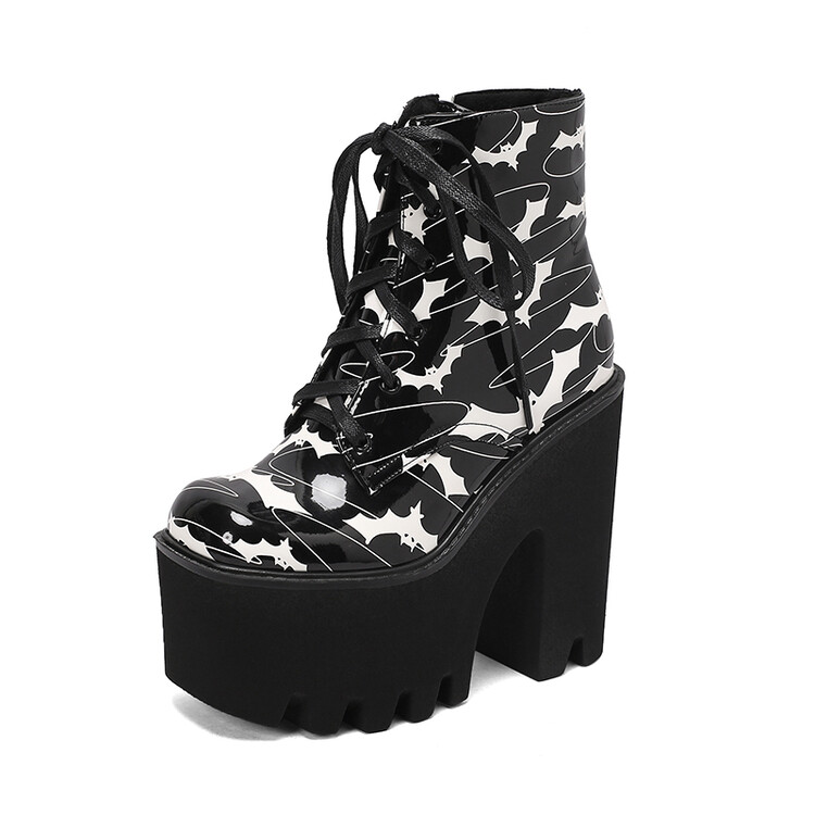 womens-black-pu-square-toe-mid-calf-boots-with-chunky-high-heel